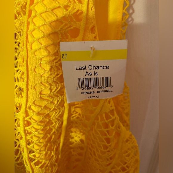 ELOQUII Cutout Crochet Dress Coverup size 24 NWT - Picture 4 of 10